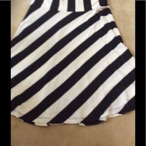 Gap summer knit skirt nautical stripes